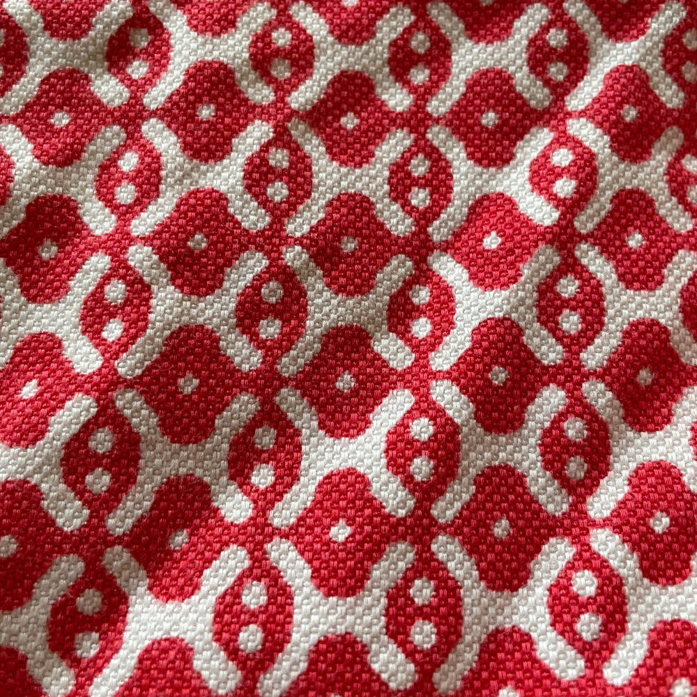 LOFT Riviera Red Pattern Shorts Size 00 - Picture 3 of 4